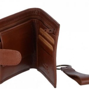 Chelsea Leather Wallet Gift Set – brown RFID
