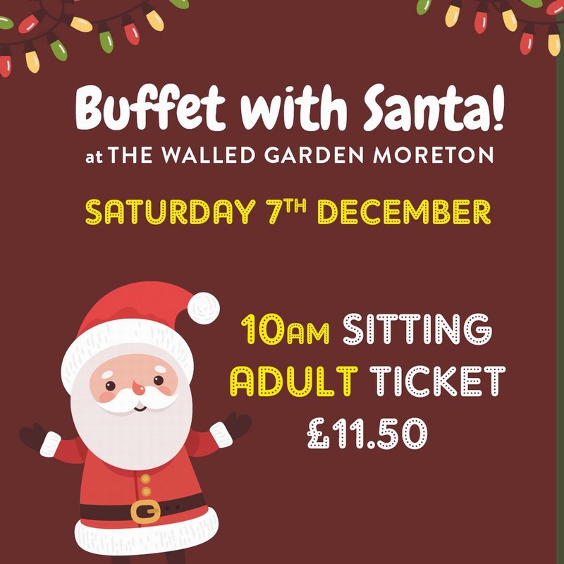 Buffet with Santa at The Walled Garden 7/12/2024 10am Adult