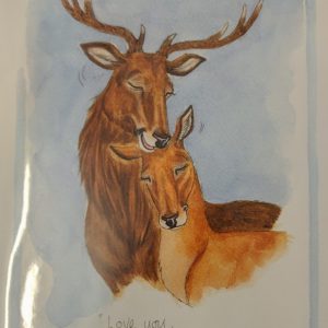 Christmas Card.  Love You, my Deer.