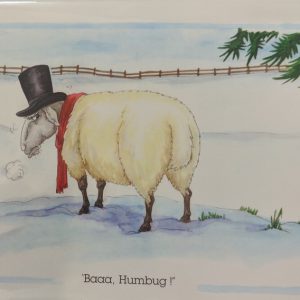 Christmas Card.  Baa Humbug.